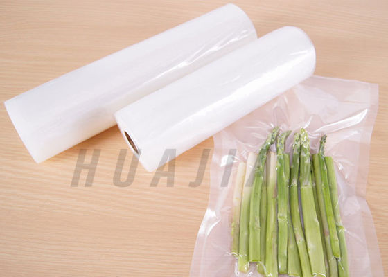 Nhựa thực phẩm 0.16mm Dấu chân không Túi thực phẩm cho thịt xúc xích Ham