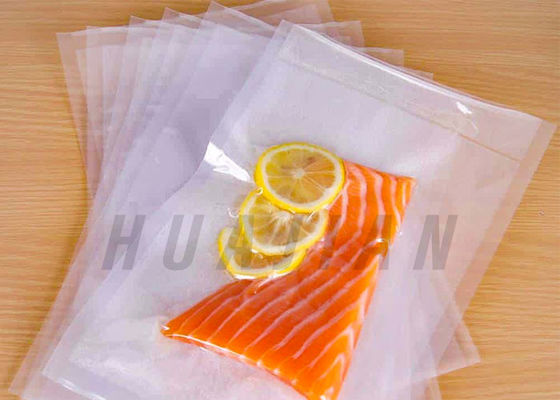 Nhựa thực phẩm 0.16mm Dấu chân không Túi thực phẩm cho thịt xúc xích Ham